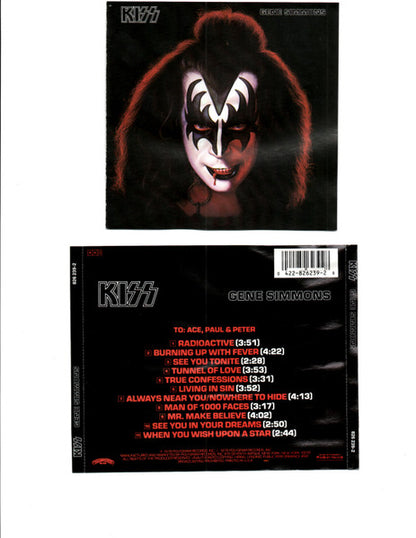 Gene Simmons ( CD) | Near Mint (NM) Near Mint (NM) - METAL / USED *NEAR MINT*