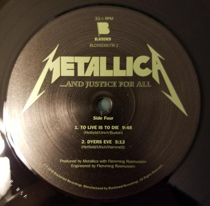 ...And Justice For All (2x VINYL) | Near Mint (NM or M-) - METAL / USED *NEAR MINT*