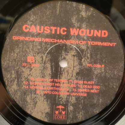 Caustic Wound - Grinding Mechanism of Torment (VINYL LP PROFOUND LORE PFL-328LP 2025) | USED - METAL / USED *NEAR MINT*