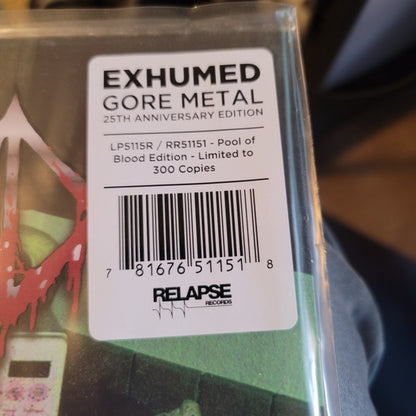 Gore Metal (25th Anniversary Edition) (VINYL) | Near Mint (NM) Mint (M) - METAL / USED *NEAR MINT*