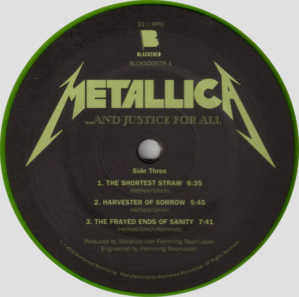 ...And Justice For All (2xVINYL) | Near Mint (NM) Mint (M) - METAL / USED *NEAR MINT*
