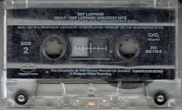 Vault: Def Leppard Greatest Hits 1980-1995 (VINYL) | Very Good Plus (VG+) Excellent (EX) - METAL / USED *VERY GOOD+*