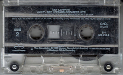 Vault: Def Leppard Greatest Hits 1980-1995 (VINYL) | Very Good Plus (VG+) Excellent (EX) - METAL / USED *VERY GOOD+*