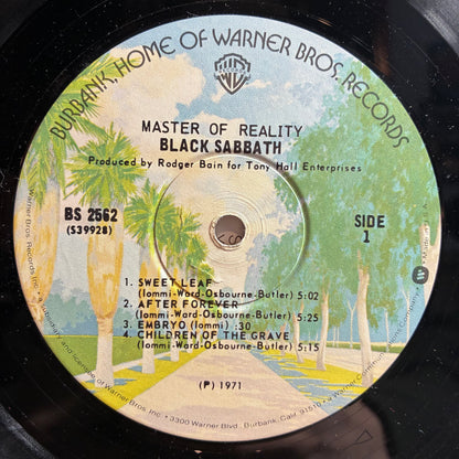 Master Of Reality (VINYL) | VERY GOOD PLUS PLUS (VG++) Very Good Plus (VG+) - METAL / USED *VERY GOOD++*