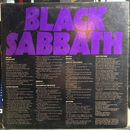 Master Of Reality (VINYL) | VERY GOOD PLUS PLUS (VG++) Very Good Plus (VG+) - METAL / USED *VERY GOOD++*