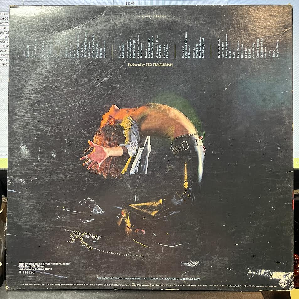 Van Halen (VINYL) | Very Good Plus Plus (VG++) Very Good Plus Plus (VG++) - METAL / USED *VERY GOOD++*