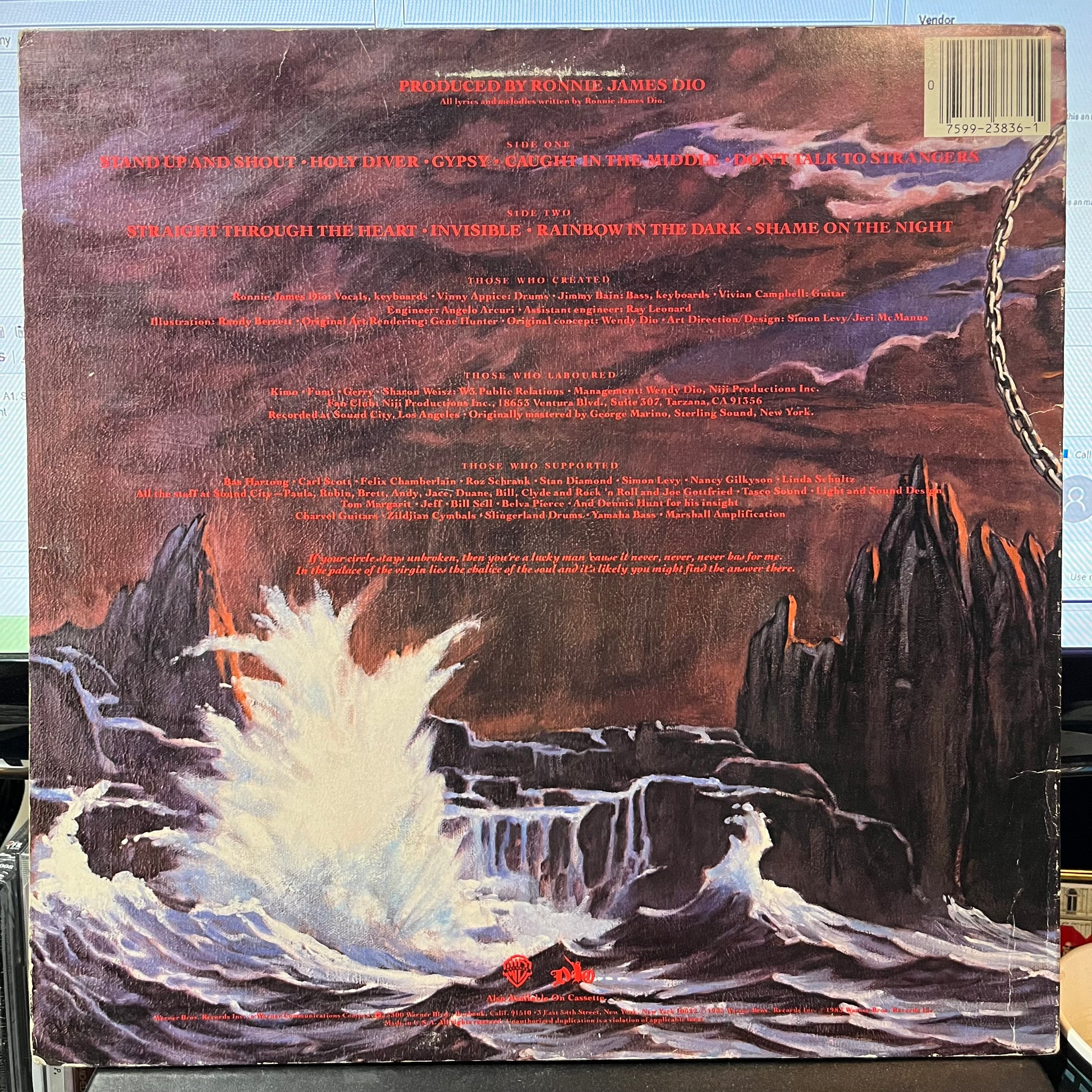 Holy Diver (ORIGINAL VINYL LP) | Very Good Plus (VG+) Very Good Plus (VG+) - METAL / USED *VERY GOOD+*