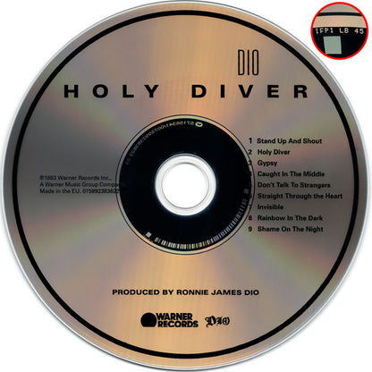 Dio (2) - Holy Diver (CD) | Very Good Plus (VG+) Excellent (EX) - METAL / USED *VERY GOOD+*