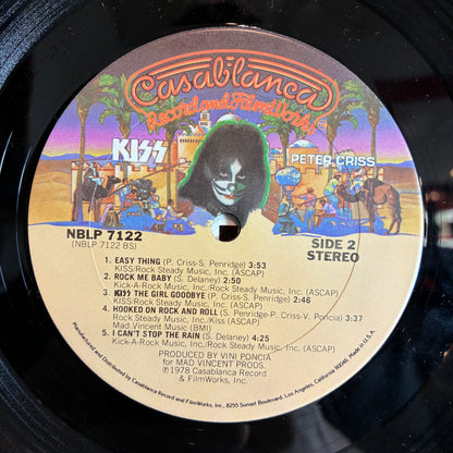 Kiss - Peter Criss (VINYL) *W POSTER* | Very Good Plus (VG+) Very Good Plus (VG+) - METAL / USED *VERY GOOD+*