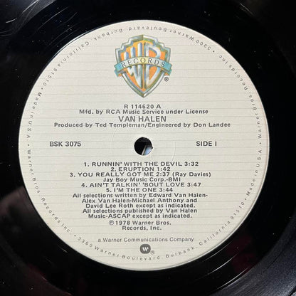 Van Halen (VINYL) | Very Good Plus Plus (VG++) Very Good Plus Plus (VG++) - METAL / USED *VERY GOOD++*