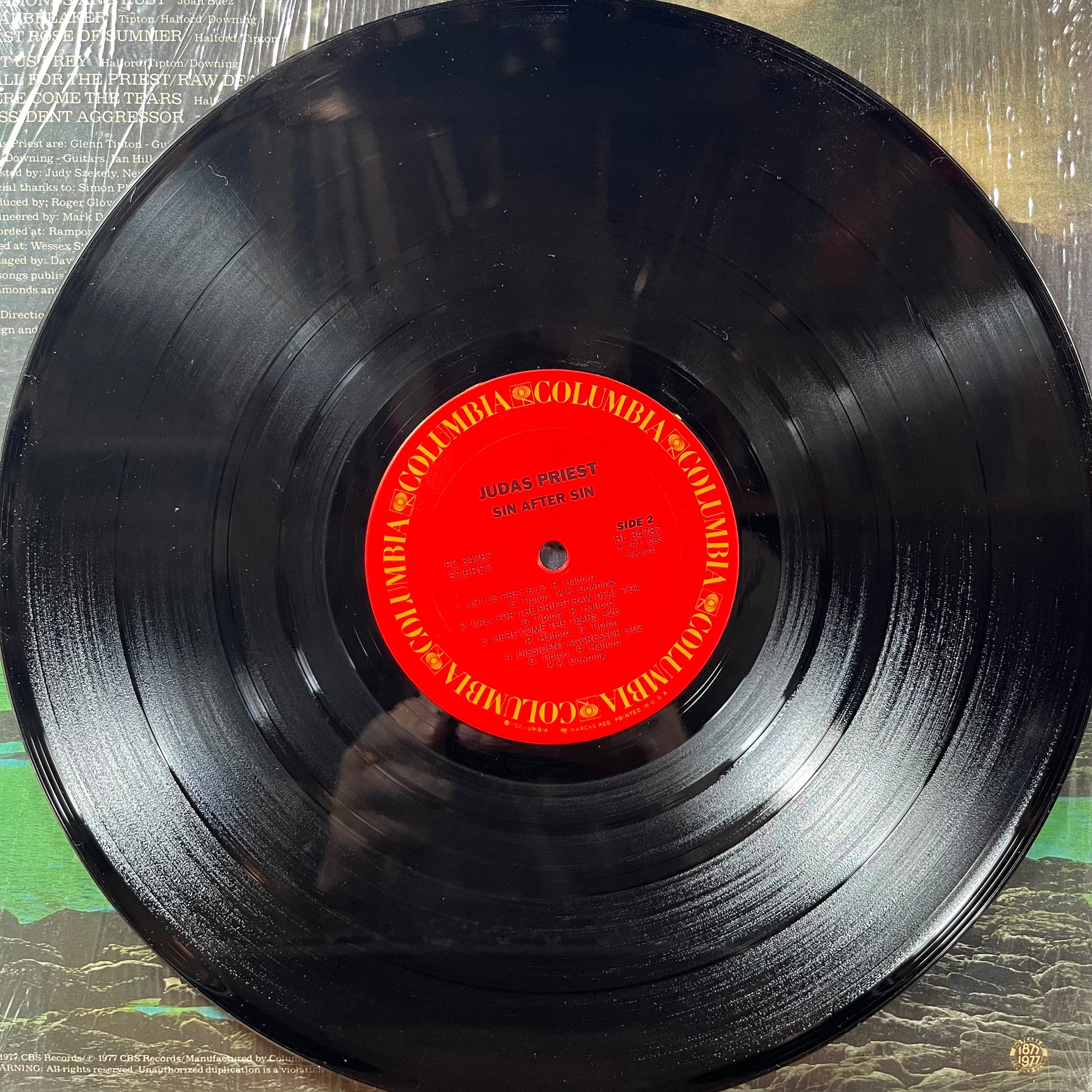 Sin After Sin (VINYL) | Very Good Plus Plus (VG++) Near Mint (NM) - METAL / USED *VERY GOOD++*