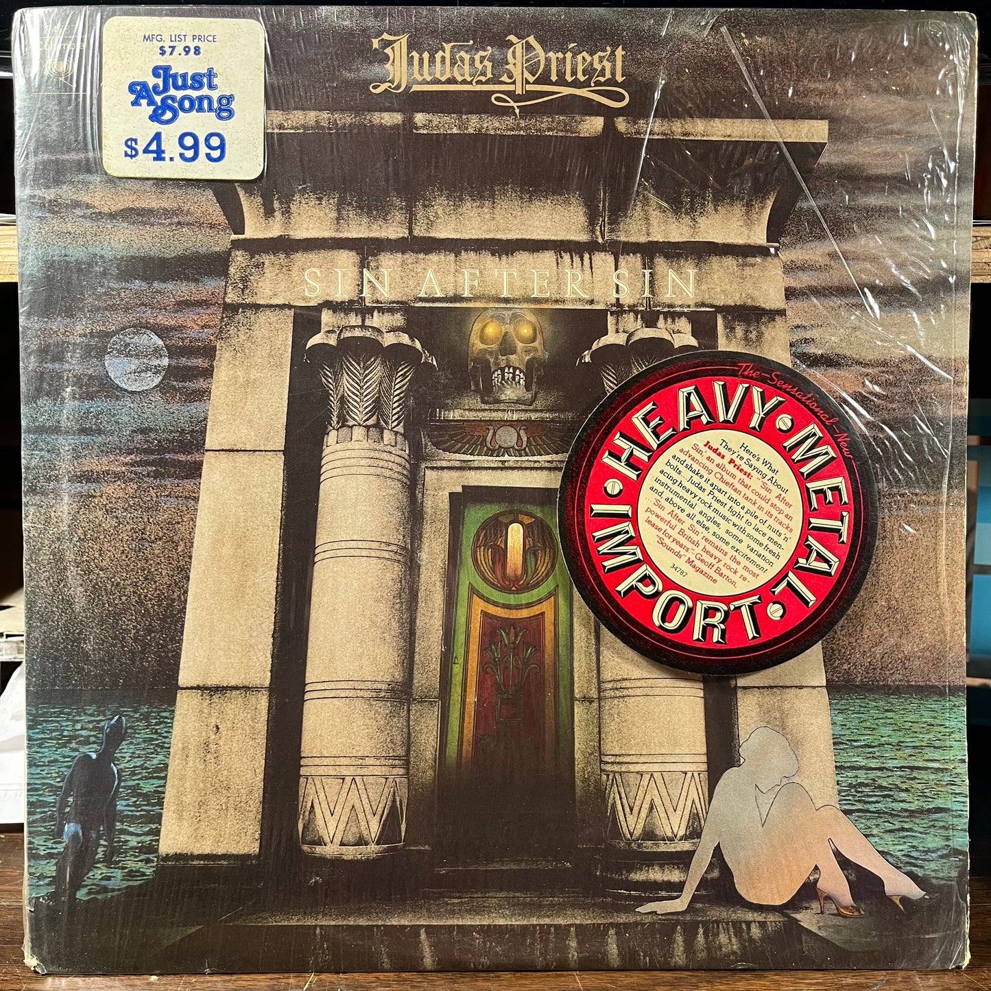 Sin After Sin (VINYL) | Very Good Plus Plus (VG++) Near Mint (NM) - METAL / USED *VERY GOOD++*
