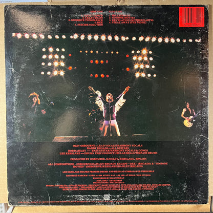Blizzard Of Ozz (VINYL) | Very Good Plus Plus (VG++) Very Good Plus (VG+) - METAL / USED *VERY GOOD++*