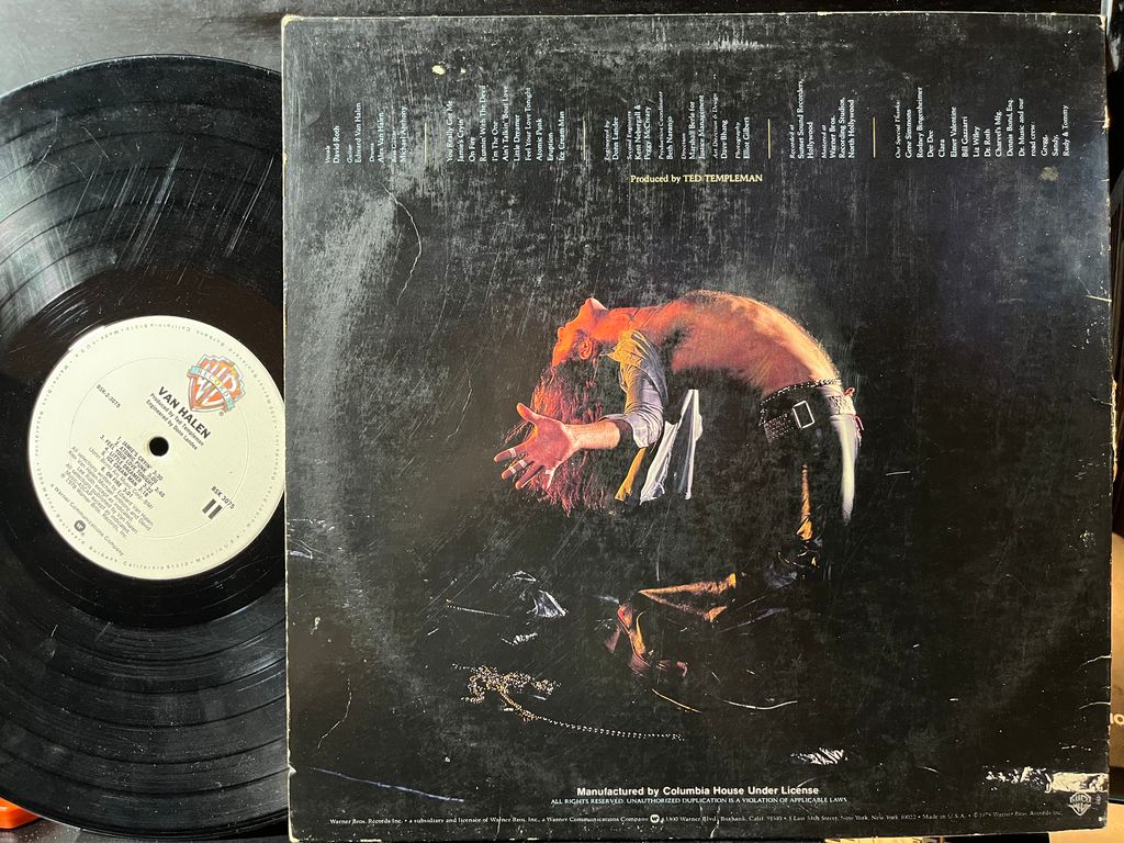 Van Halen - Van Halen (VINYL) | Very Good Plus (VG+) Very Good Plus (VG+) - METAL / USED *VERY GOOD+*