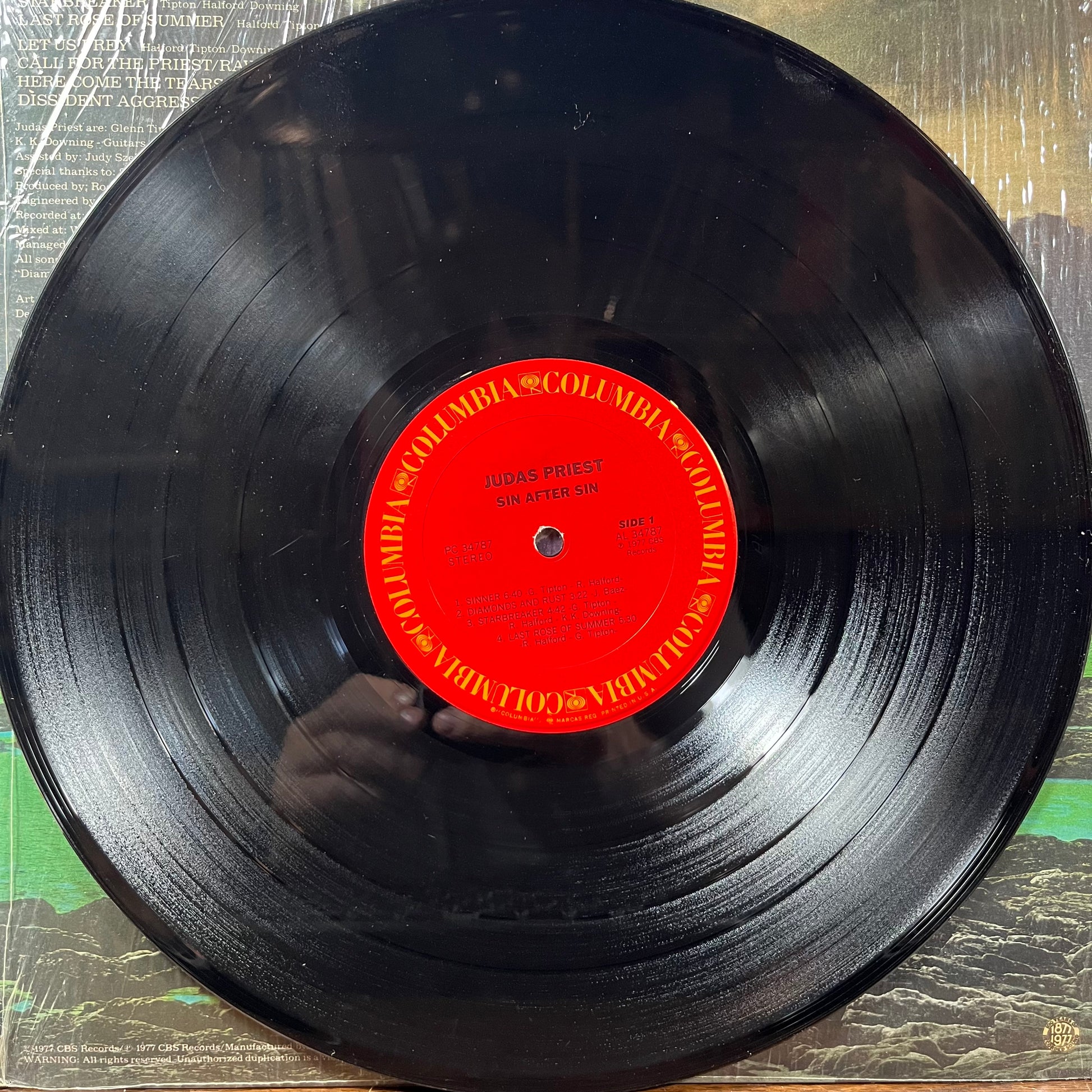 Sin After Sin (VINYL) | Very Good Plus Plus (VG++) Near Mint (NM) - METAL / USED *VERY GOOD++*