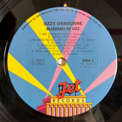 Blizzard Of Ozz (VINYL) | Very Good Plus (VG+) Very Good Plus (VG+) - METAL / USED *VERY GOOD+*