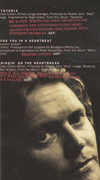 Vault: Def Leppard Greatest Hits 1980-1995 (VINYL) | Very Good Plus (VG+) Excellent (EX) - METAL / USED *VERY GOOD+*