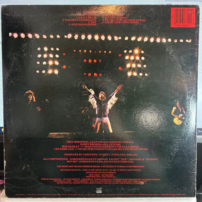 Blizzard Of Ozz (VINYL) | Very Good Plus (VG+) Very Good Plus (VG+) - METAL / USED *VERY GOOD+*