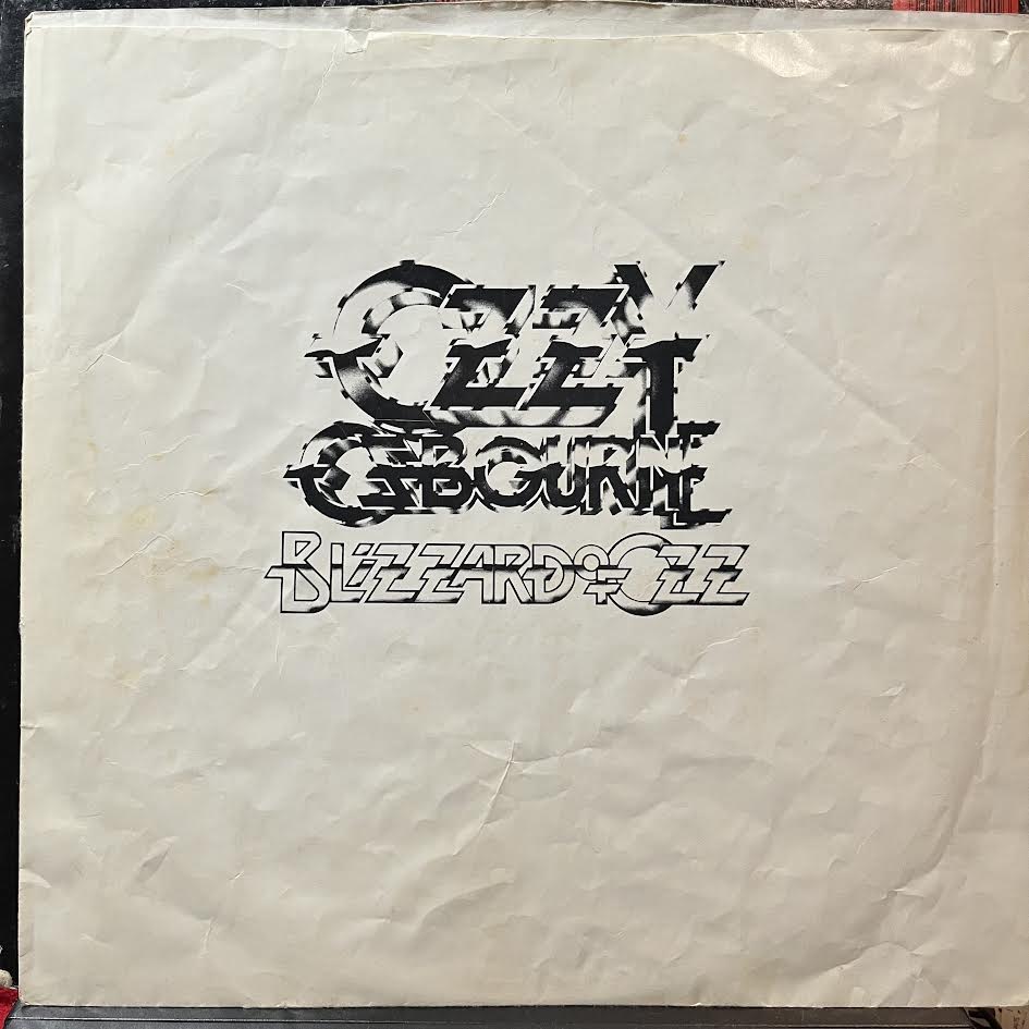 Ozzy Osbourne - Blizzard Of Ozz (VINYL) | Very Good Plus (VG+) Very Good (VG) - METAL / USED *VERY GOOD+*