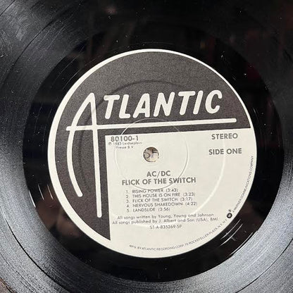Flick Of The Switch (VINYL) | Very Good Plus (VG+) Excellent (EX) - METAL / USED *VERY GOOD+*