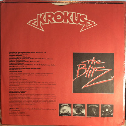 The Blitz (VINYL) | Very Good Plus Plus (VG++) Excellent (EX) - METAL / USED *VERY GOOD++*