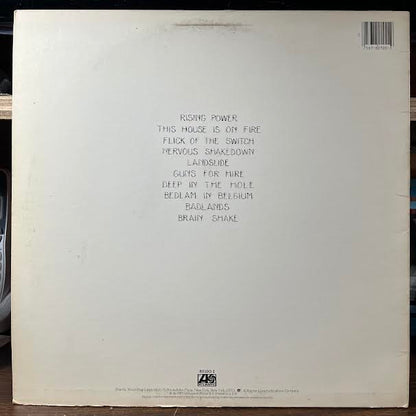 Flick Of The Switch (VINYL) | Very Good Plus (VG+) Excellent (EX) - METAL / USED *VERY GOOD+*