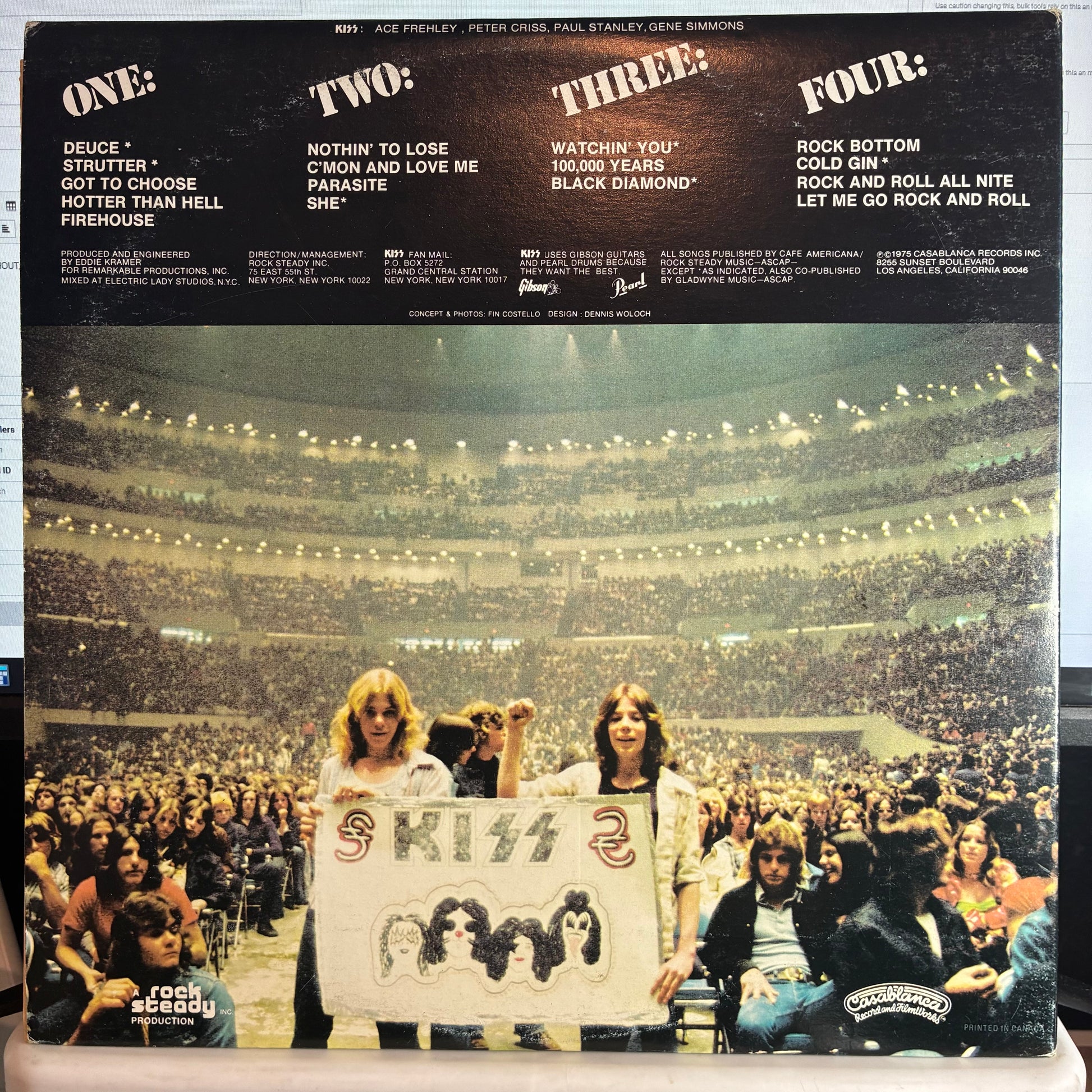 Kiss - Alive! (2x VINYL) | Very Good Plus (VG+) Excellent (EX) - METAL / USED *VERY GOOD+*