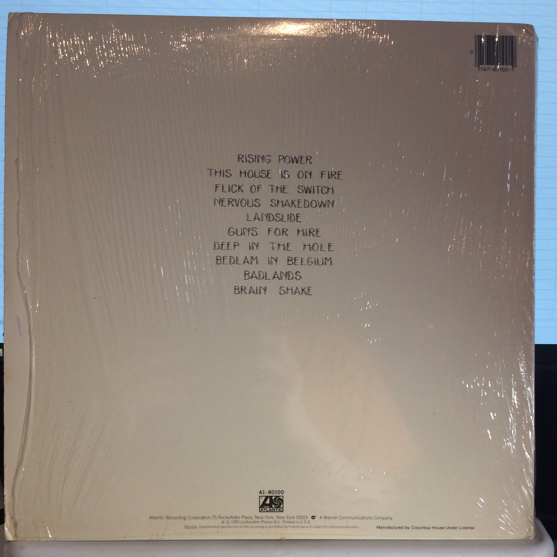 Flick Of The Switch (VINYL) | Very Good Plus (VG+) Near Mint (NM) - METAL / USED *VERY GOOD+*
