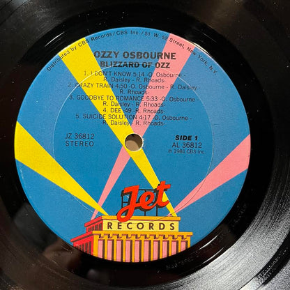 Ozzy Osbourne - Blizzard Of Ozz (VINYL) | Very Good Plus (VG+) Very Good (VG) - METAL / USED *VERY GOOD+*