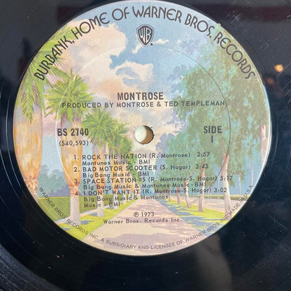 Montrose (VINYL) | Very Good Plus (VG+) Very Good Plus (VG+) - METAL / USED *VERY GOOD+*