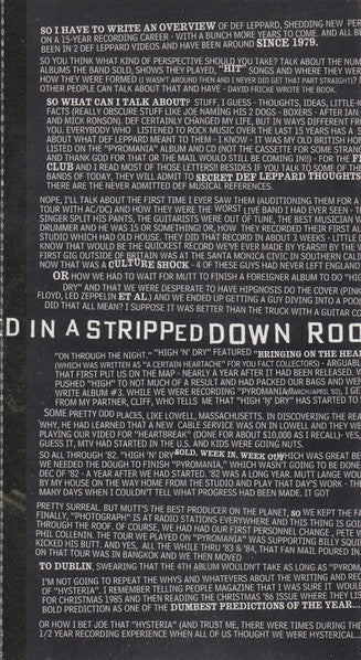 Vault: Def Leppard Greatest Hits 1980-1995 (VINYL) | Very Good Plus (VG+) Excellent (EX) - METAL / USED *VERY GOOD+*