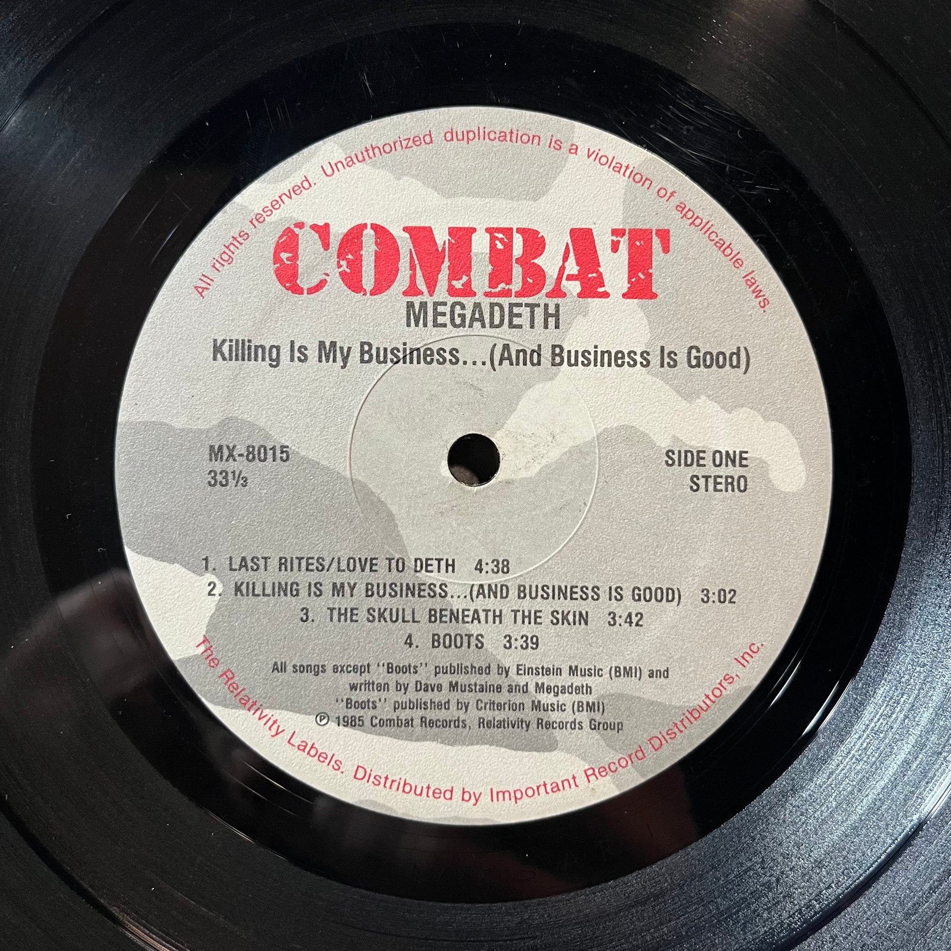 Killing Is My Business... And Business Is Good! (VINYL) | Very Good (VG) Excellent+ (EX+) - METAL / USED *VERY GOOD*