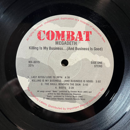 Killing Is My Business... And Business Is Good! (VINYL) | Very Good (VG) Excellent+ (EX+) - METAL / USED *VERY GOOD*