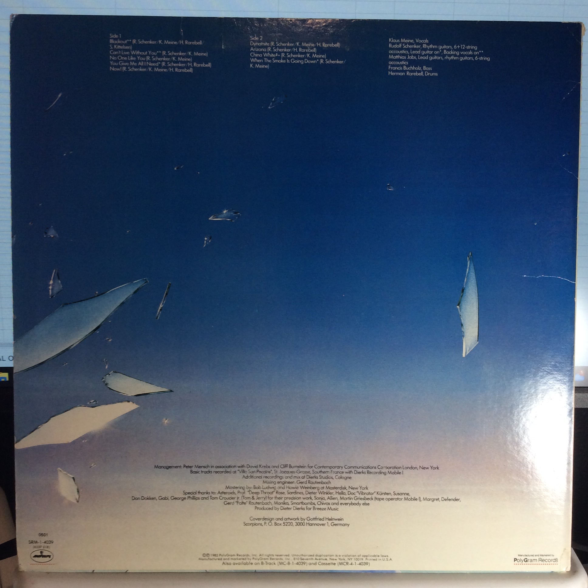 Blackout (VINYL) | Very Good (VG) Very Good Plus Plus (VG++) - METAL / USED *VERY GOOD*