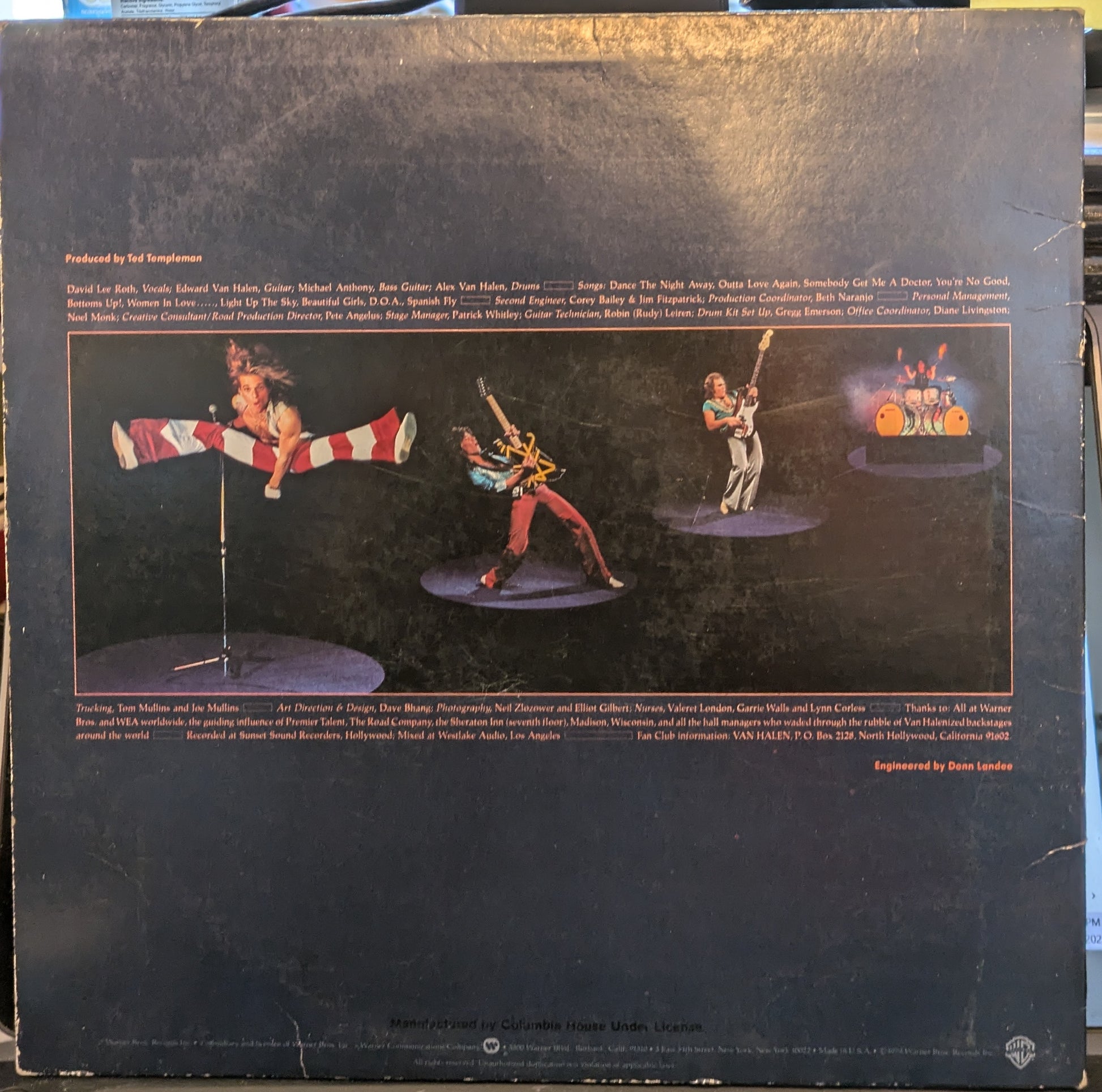 Van Halen - Van Halen II *CRC/COLUMBIA HOUSE* | Very Good (VG) Very Good (VG) - METAL / USED *VERY GOOD*