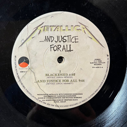 ...And Justice For All (2xVINYL) | Very Good (VG) Excellent (EX) - METAL / USED *VERY GOOD*