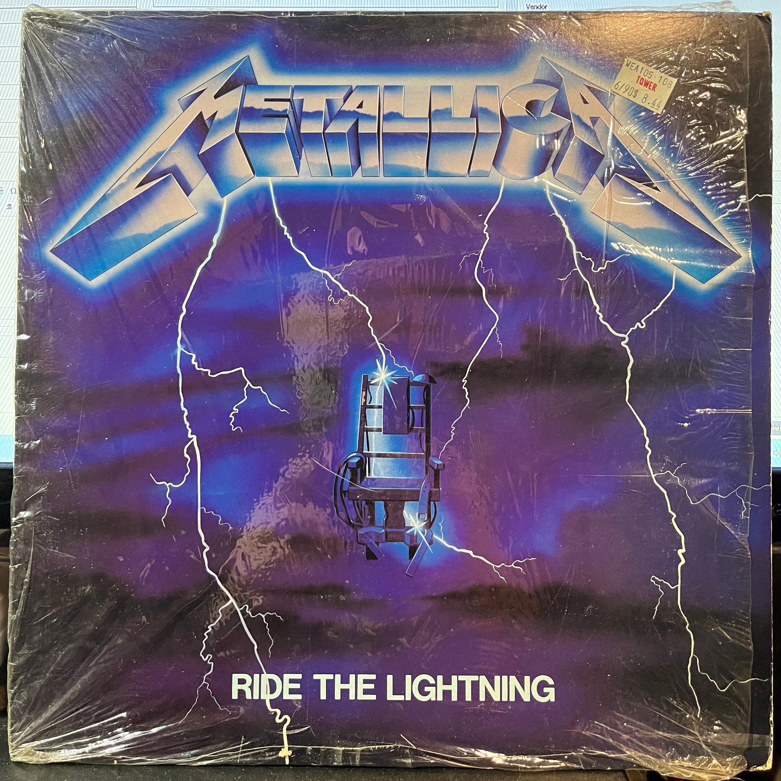 Ride The Lightning (OG VINYL LP) | Very Good (VG) Near Mint (NM or