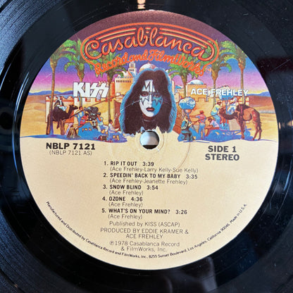 Kiss - Ace Frehley (VINYL) *WITH POSTER* | Very Good (VG) Very Good (VG) - METAL / USED *VERY GOOD*