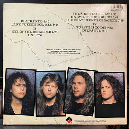 ...And Justice For All (2xVINYL) | Very Good (VG) Excellent (EX) - METAL / USED *VERY GOOD*