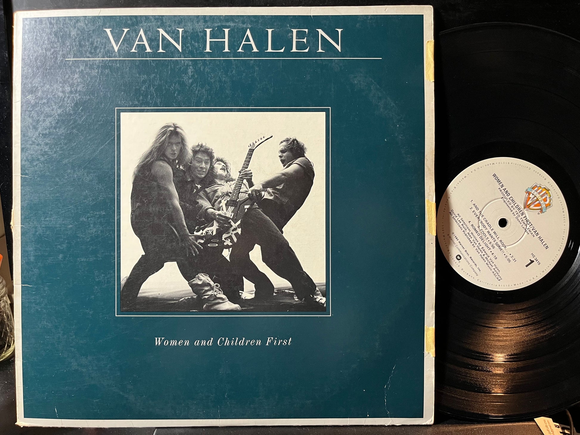 Van Halen - Women And Children First (VINYL) | Very Good (VG) Very Good Plus (VG+) - METAL / USED *VERY GOOD*