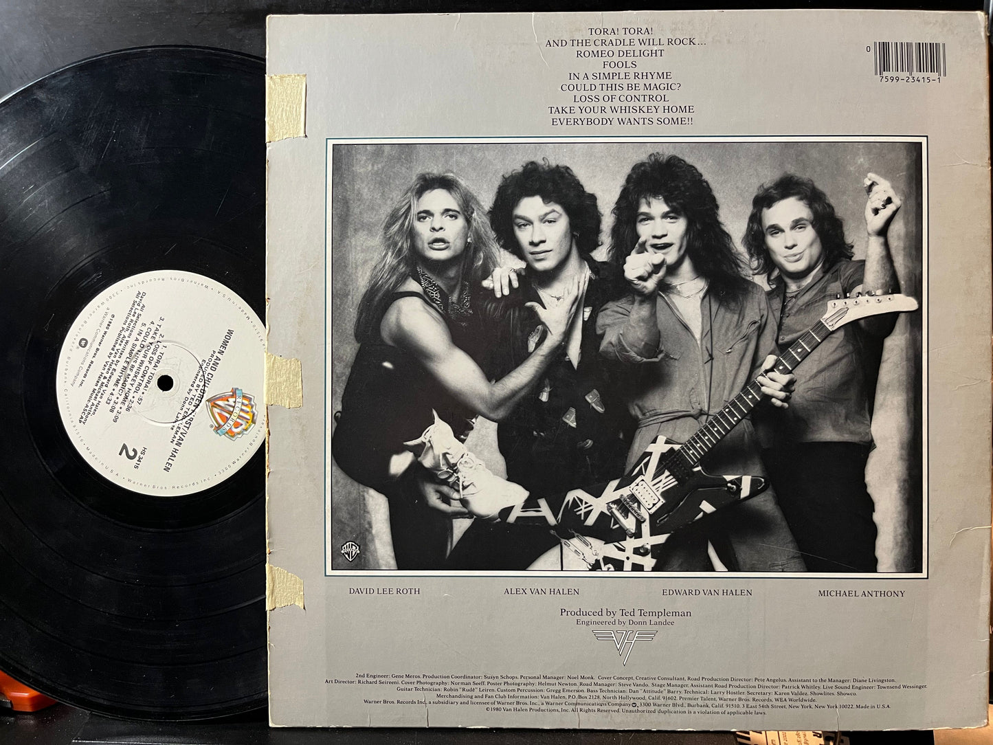 Van Halen - Women And Children First (VINYL) | Very Good (VG) Very Good Plus (VG+) - METAL / USED *VERY GOOD*