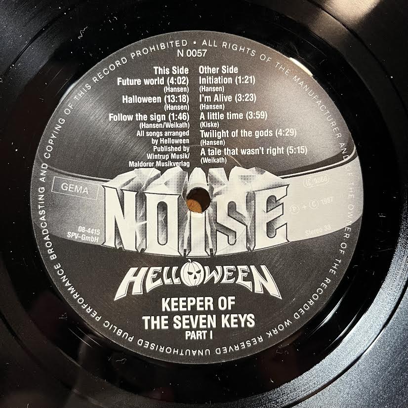 Keeper Of The Seven Keys (Part I) (VINYL) | Very Good (VG) Excellent+ (EX+) - METAL / USED *VERY GOOD*
