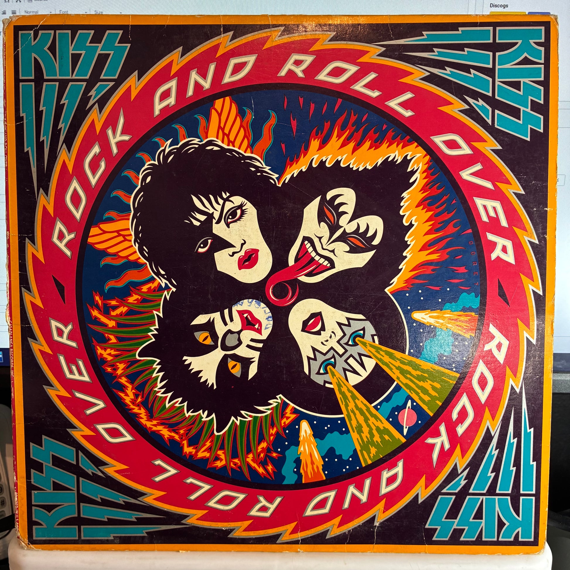Kiss - Rock And Roll Over (VINYL) | Very Good (VG) Very Good Plus (VG+) - METAL / USED *VERY GOOD*