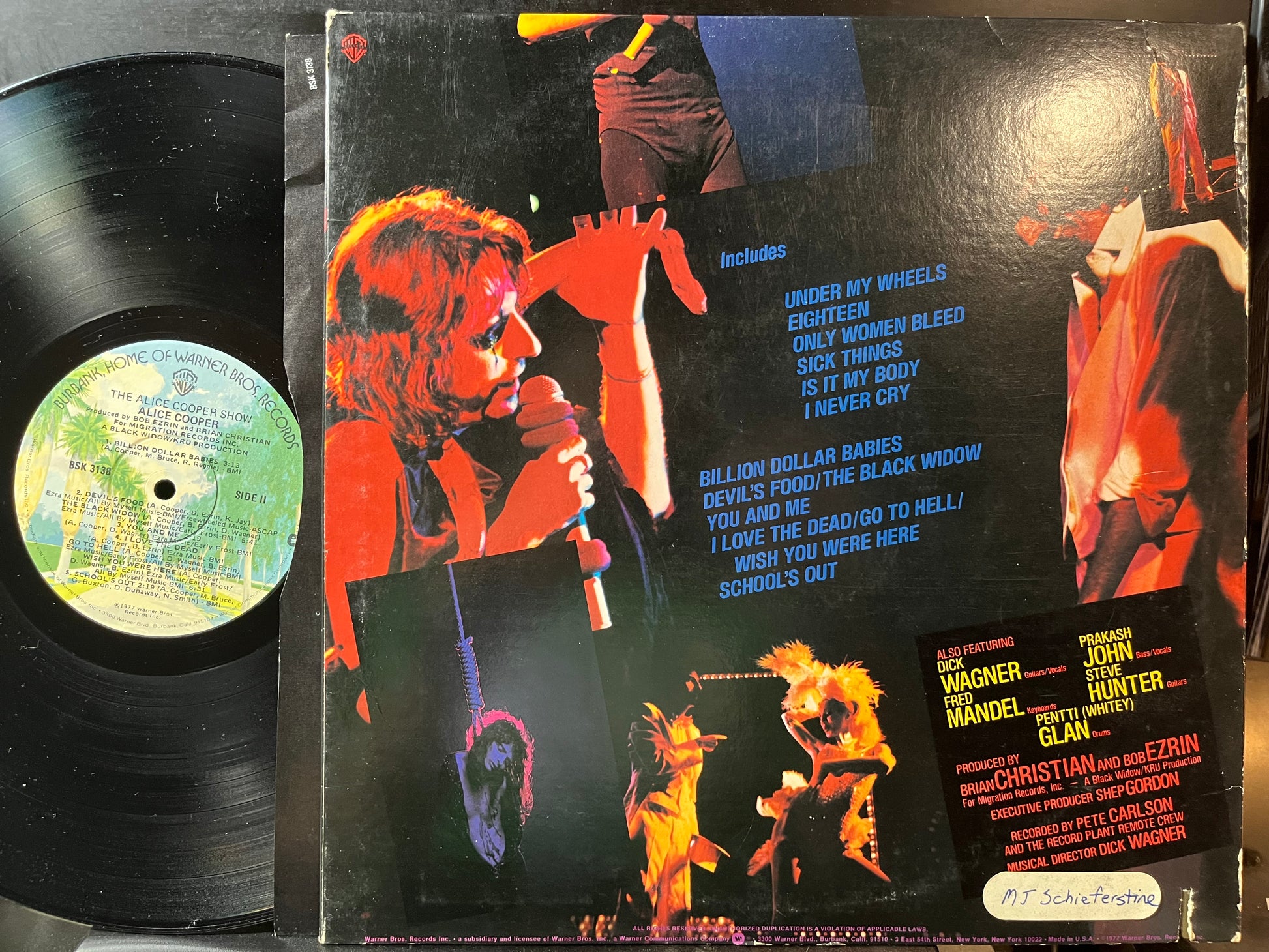 Alice Cooper - The Alice Cooper Show (VINYL LP) | Near Mint (NM or M-) Excellent+ (EX+) - METAL / USED *NEAR MINT*