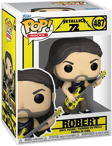 Funko POP! Rocks: Metallica - Robert (72 Seasons) (Vinyl Figure, Collectible) |