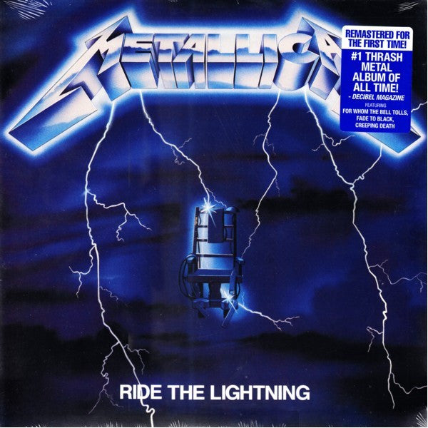 Metallica Ride The Lightning Blackened LP, Album, RE, RM Mint (M) Mint (M)