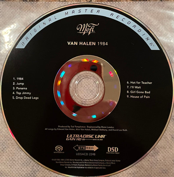 Van Halen - 1984 (MFSL SACD) | Mint (M) Mint (M) – Love Vinyl Records
