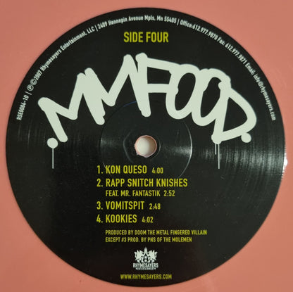 MM..FOOD (IEX: GREEN & PINK VINYL) | Mint (M) Mint (M) - HIP HOP/RAP *SEALED/COLOR*