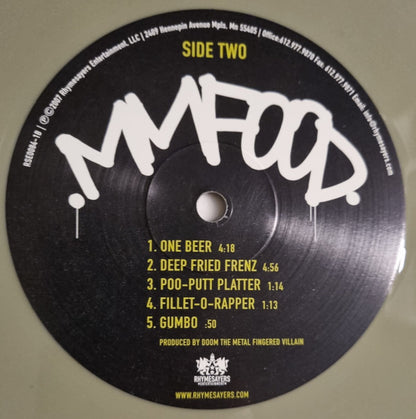 MM..FOOD (IEX: GREEN & PINK VINYL) | Mint (M) Mint (M) - HIP HOP/RAP *SEALED/COLOR*