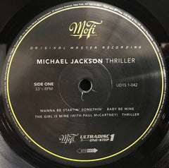 Michael Jackson Thriller Mobile Fidelity Sound Lab, Epic, MJJ Productions LP, Album, Ltd, Num, RE, RM, S/Edition, 180 Mint (M) Mint (M)